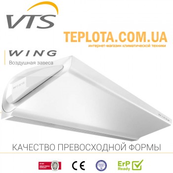  Теплова електрична повітряна завіса VTS Wing II W100 (з водяним нагрівом, двигун EC, арт 1-4-2801-0055) 