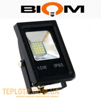  Світлодіодний прожектор Biom LED 10W SMD-10-Slim 6500K 220V IP65 