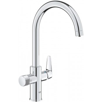  Grohe Sink tap Start Curve, spout length - 223mm, swivel, 1+1filter connection, chrome 
