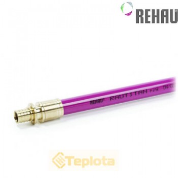  Труба Rehau Rautitan pink (PE-Xa) 20х2,8 мм, бухта 120 м ( 136052120 ) 