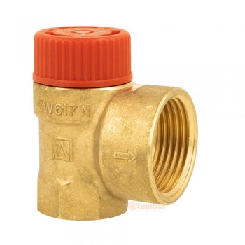  Afriso MS Запобіжний клапан для систем опалення 1,5 бар, 1/2 дюйма, арт. 42376 
