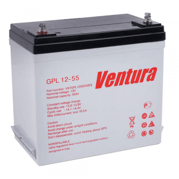  Аккумуляторная батарея Ventura 12V 55Ah (230*138*232мм), Q1 (GPL12-55) 
