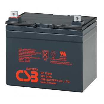  Акумуляторна батарея CSB GP12340, 12V 34Ah (195х130х155мм) 