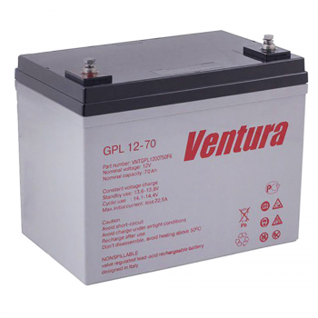  Акумуляторна батарея Ventura 12V 70Ah (260 * 169 * 229мм), Q1 (GPL 12-70) 