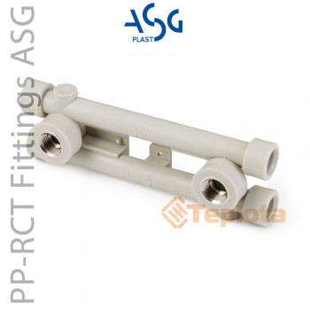  ASG Plast Настінний комплект (подвійне настінне коліно) ASG 2х20х1/2
