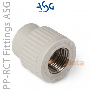  ASG Plast Перехідник з металевим різьбленням внутрішнім ASG 40х1 1/4