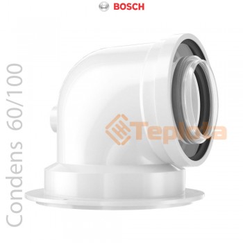  Bosch FC-CA60-87 Адаптер кутовий DN60/100, 87° (Condens), арт. 7738112535 