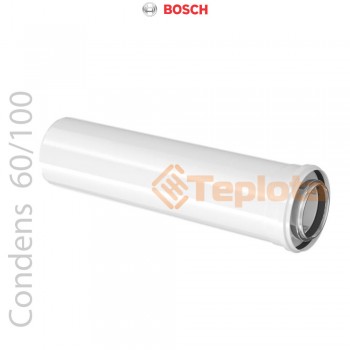  Bosch FC-C60-2000 Коаксіальний подовжувач DN60/100, 2000 мм (Condens), арт. 7738112500, 7747210020 