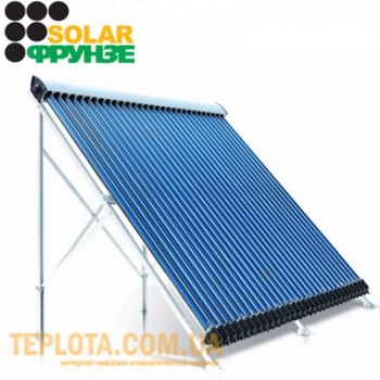  Вакуумний сонячний колектор Frunzesolar JX SPС-10-1 (для плоского даху) 