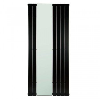  Betatherm Дизайнерський вертикальний радіатор Mirror 1800мм/750мм ( з дзеркалом) (Чорний (Ral 9005M)) 