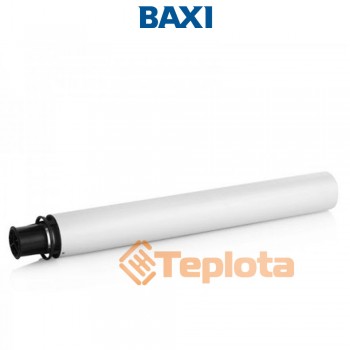  Коаксіальна труба з наконечником BAXI, довж. 750 мм, діам. 60/100, НТ, для конденсаційних котлів БАКСІ, арт. KHG 71405961 