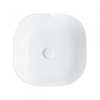 Умывальник Раковина-чаша Qtap Kolibri 430х430х150 White з донним клапаном QT1011K396W 