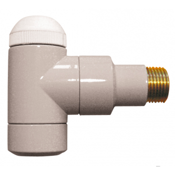  Термостатичний клапан HERZ-TS-90 DE LUXE, кутовий, кольорові,Rp 1/2 x R 1/2.Колір-натуральний. (HERZ S792409) 
