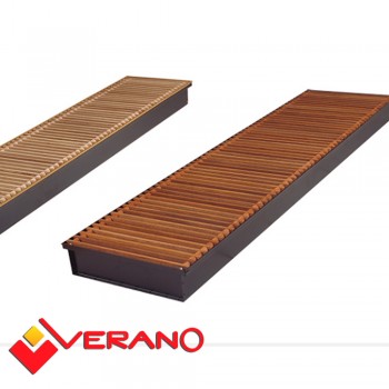  Решітка конвектора дерев'яна Verano VKд 224.800 (дуб, ясен, бук, 800/224 мм) 