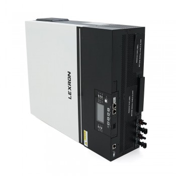  Гібридний інвертор Lexron-7200-48-230, 7200W, 48V, ток заряда 0-80A, 170-280V, MPPT (80А, 90-450 Vdc)Parallel (Smart-7200-48-230) 