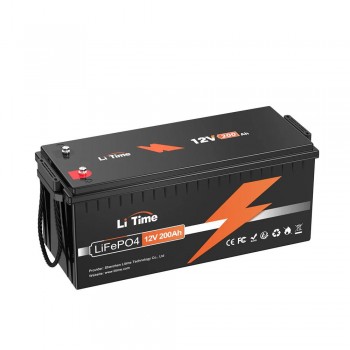  Акумуляторна батарея LiFePO4 Litime 12V 200Ah, 2560Wh, BMS 100A, 532*207*215мм (Litime-12V200Ah)+ подарунок  Безкоштовна доставка   