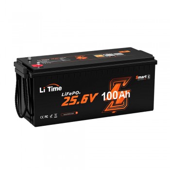  Акумуляторна батарея LiFePO4 Litime 24V 100Ah BT, 2560Wh, BMS 100A, 532*207*215мм (Litime-24V100Ah-BT)+ подарунок  Безкоштовна доставка   