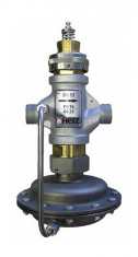  HERZ-Kombi-клапан регулятор витрати, з зовн.різзю,з плоским ущільненням. DN 15. kvs 4. Діапазон температур 5-130 °С, PN 16. (HERZ F400641) 