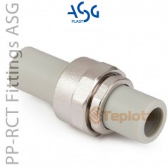  ASG Plast Розбірне з’єднання труба-труба (внутр. / внутр.) ASG 32 мм, арт. 1417604091 