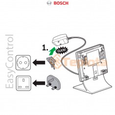  BOSCH EasyControl Stand Настільна підставка для кімнатного термостату EasyControl CT200, арт. 7736701576 