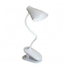  Electro House EH-051 LED світильник настільний Білий з акумулятором та з кріпленням 