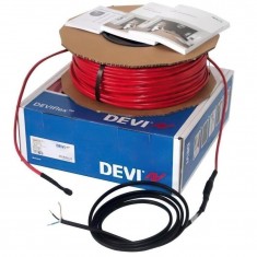  DEVI Кабель нагрівальний Deviflex 18Т, двожильний, для систем опалення, 0.9м кв., 7.3м, 130Вт, 230В 