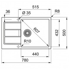  Franke Sirius 2.0 S2D 611-78 XL (143.0621.339) 