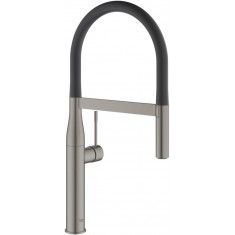  Grohe Змішувач для кухні Essence, довж.виливу - 240мм, поворотний/гнучкий, 1важіль, матовий графіт 