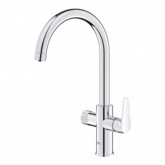  Grohe Sink tap Start Curve, spout length - 223mm, swivel, 1+1filter connection, chrome 