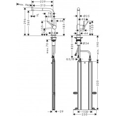  Hansgrohe Змішувач Talis M54 для кухонної мийки 72809000 