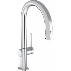  Hansgrohe Змішувач для кухні Hansgrohe Aqittura M91, довж.виливу - 240мм, витяжний, 1важіль, FilterSystem 210, хром 