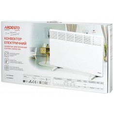  ARDESTO CH-2000[Конвектор, 20м2, 2000Вт, мех. упр-ння, закр. нагрів. елемент, IP24, білий] 