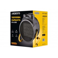  ARDESTO Теплова гармата електрична IFH-05B 5 кВт, 50 м2, 470 м3/г, керамічний. нагрів. елемент, IP20, мех. керування 