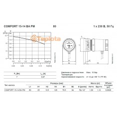  Насос для рециркуляції GRUNDFOS Comfort Autoadapt 15-14 BA PM (1/2 дюйма) арт. 97916757 