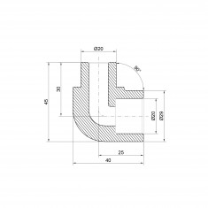  Кутик PPR Thermo Alliance 20, 90° 