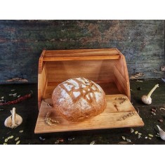  Хлібниця-дошка для нарізки хліба Maysternya 37*24*19 см, вага 2.18кг. 8920 
