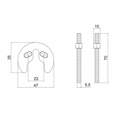  Кріплення для змішувача Lidz Repair 020 LDREP02025843 