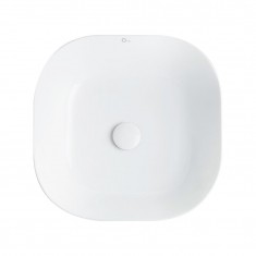 Умывальник Раковина-чаша Qtap Kolibri 430х430х150 White з донним клапаном QT1011K396W 