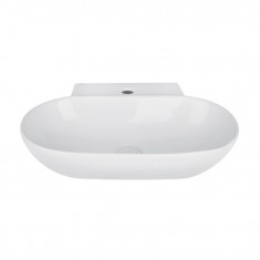 Умывальник Раковина Qtap Cardinal 565х400х130 White з донним клапаном QT0411K177W 