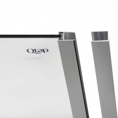  Душова перегородка Qtap Walk-In Glide CRM2012.C8 120х190 см, скло Clear 8 мм, покриття CalcLess 