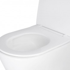  Унітаз підвісний Qtap Swan безободковий Ultra Quiet з сидінням Soft-close QT16335179W 