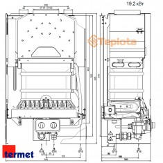  Газова колонка TERMET GP 19-01 TERMAQ (Термет - Польща) 