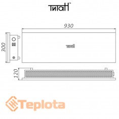  Конвектор електричний Тітан 2,0 кВт 