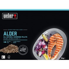  Деревні пелети Weber Alder (вільха), 8 кг - 18290 