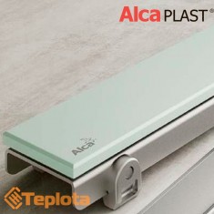  Alcaplast Решітка GLASS GL1200 для водовідвідного жолоба (душового трапу), біле скло 550 мм 