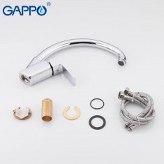  Змішувач для кухні GAPPO G4150-8 з висувним зливом, хром 