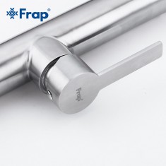  Змішувач для умивальника Frap F10899-1, нержавіюча сталь 
