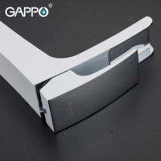  Змішувач для умивальника GAPPO G1007-31, білий/хром 