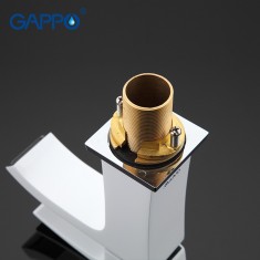  Змішувач для умивальника GAPPO G1007-8, білий/хром 