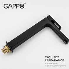 Змішувач для умивальника GAPPO G1017-62, чорний 